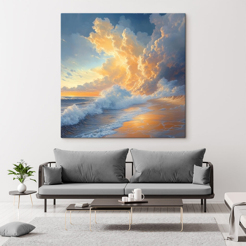 Waves crashing on the beach Waves crashing on the beach