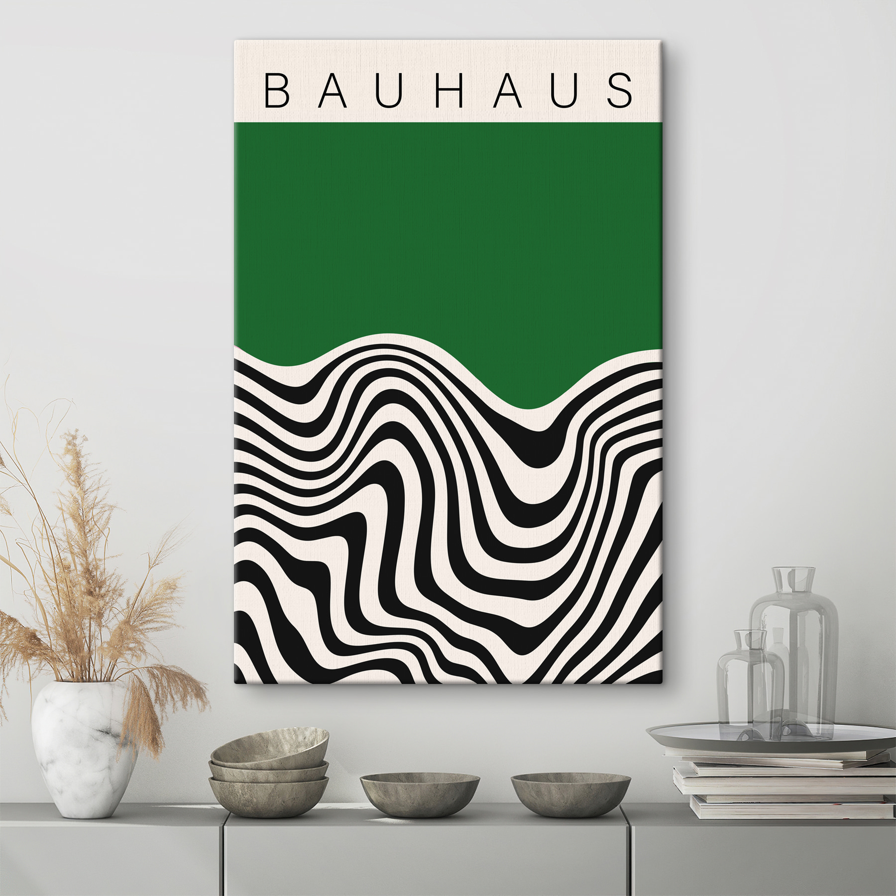 Black and white wavy lines Black and white wavy lines