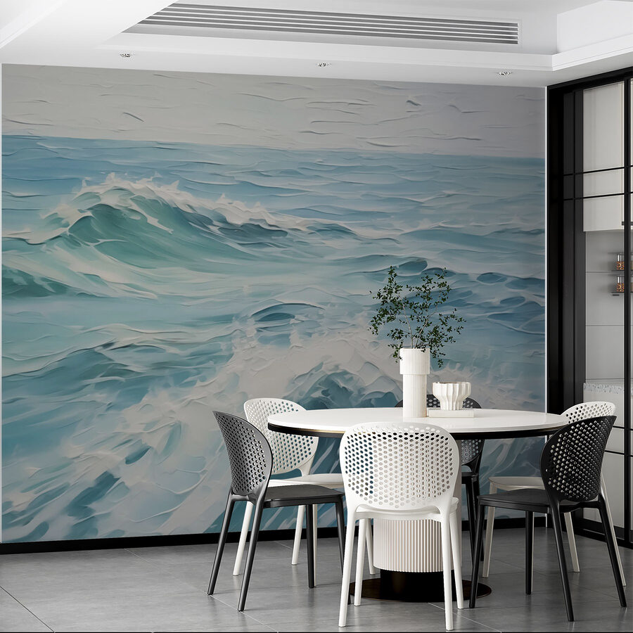 Gemälde einer Welle