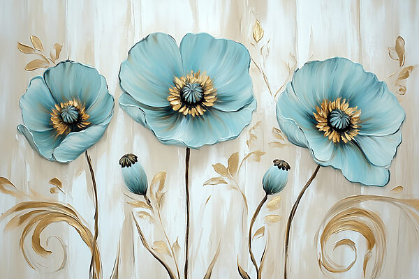 Delicate blooms in soft hues Delicate blooms in soft hues