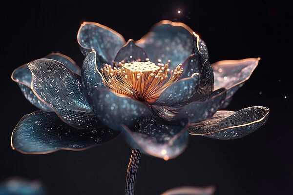 Delicate bloom in soft colors