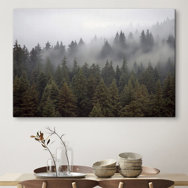 Baumgruppe mit Nebel Baumgruppe mit Nebel