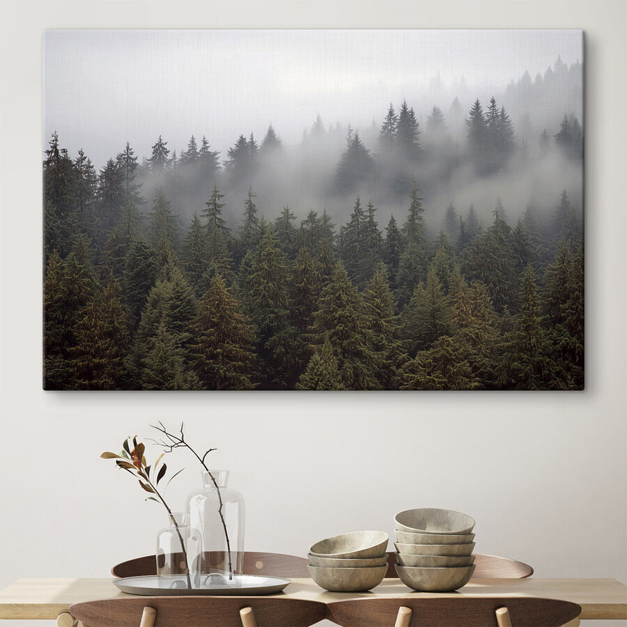 Baumgruppe mit Nebel Baumgruppe mit Nebel
