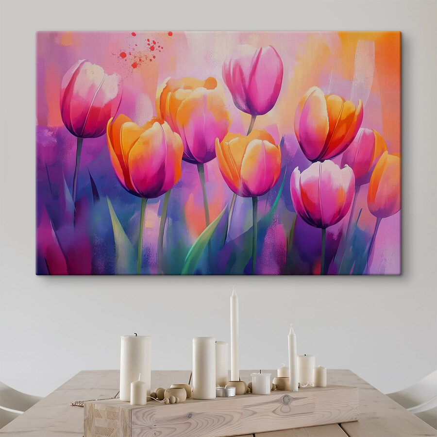 Gemälde von Tulpen Gemälde von Tulpen