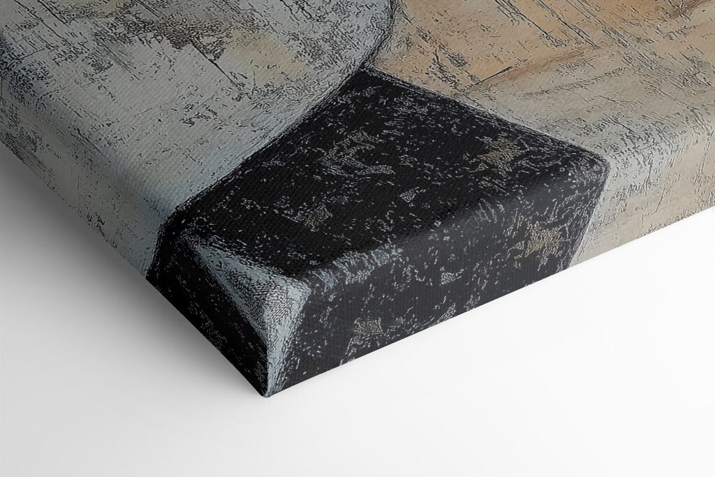 Painting of a woman with blue eyes