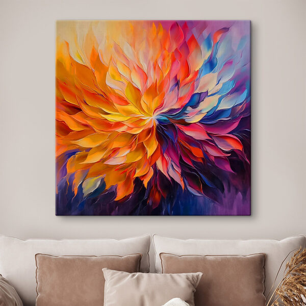 Gemälde einer Blume Gemälde einer Blume