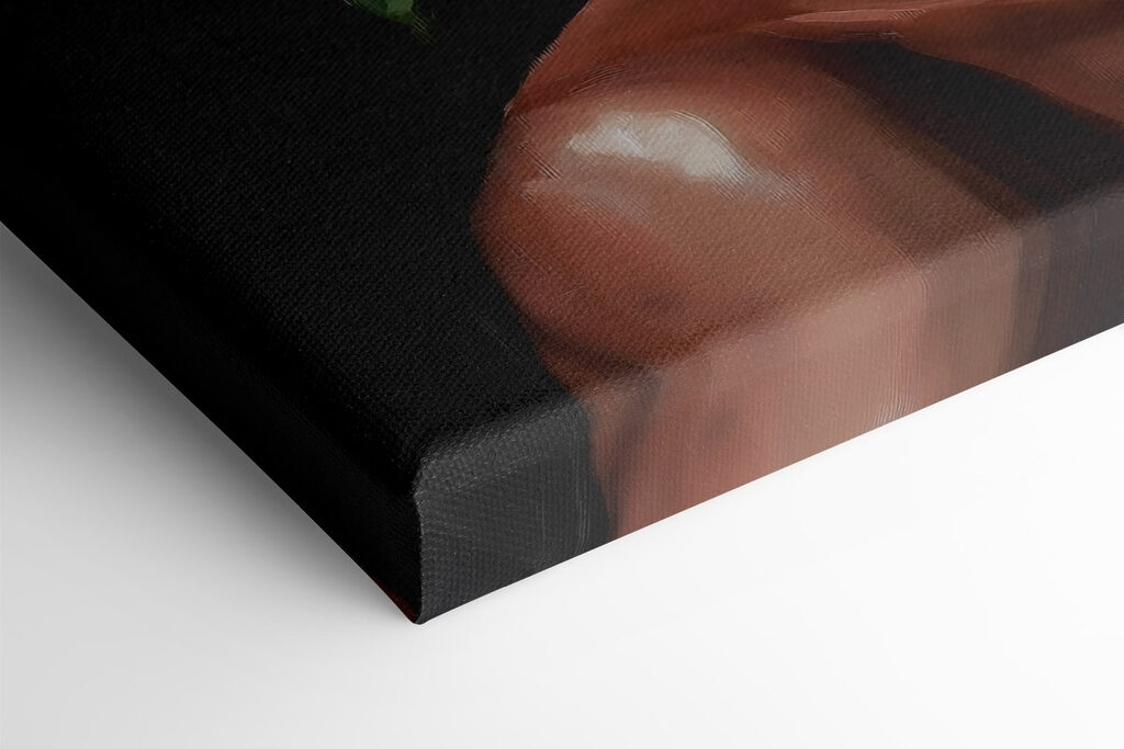 Woman with flowers in her hair