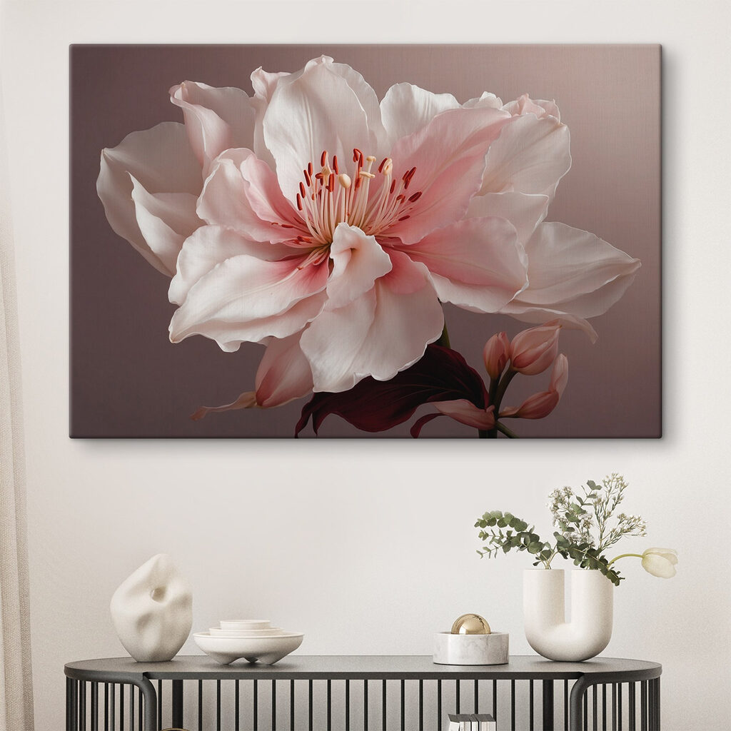 Delicate petals in soft hues