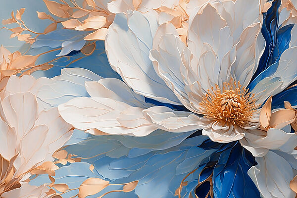 Blossoms in serene pastel hues Blossoms in serene pastel hues