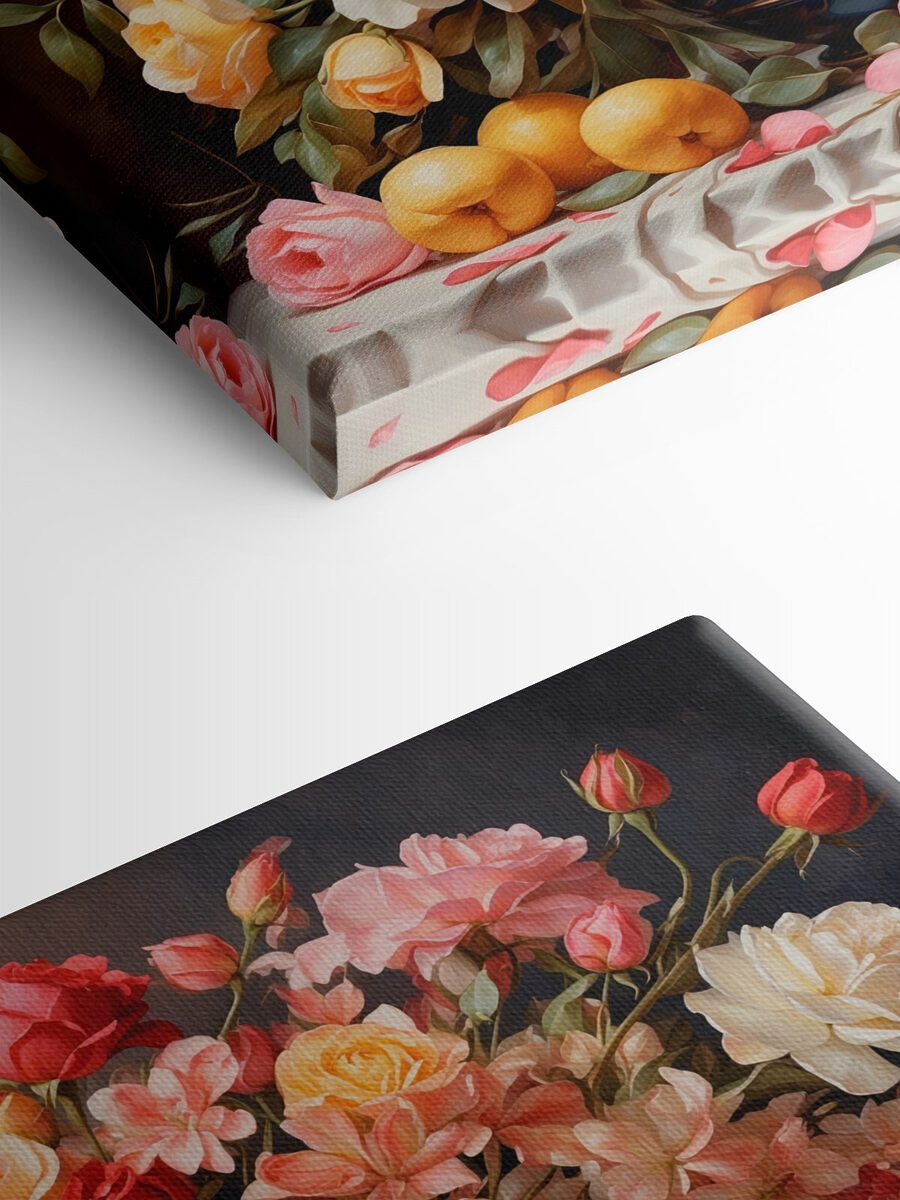 Vase mit Blumen und Früchten Vase mit Blumen und Früchten