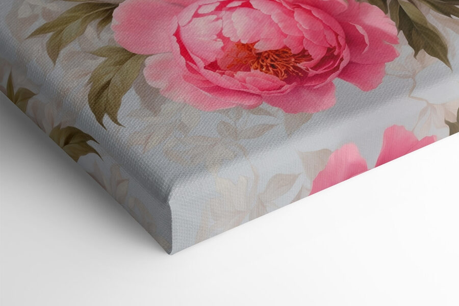 Gruppe von rosa und weißen Blumen