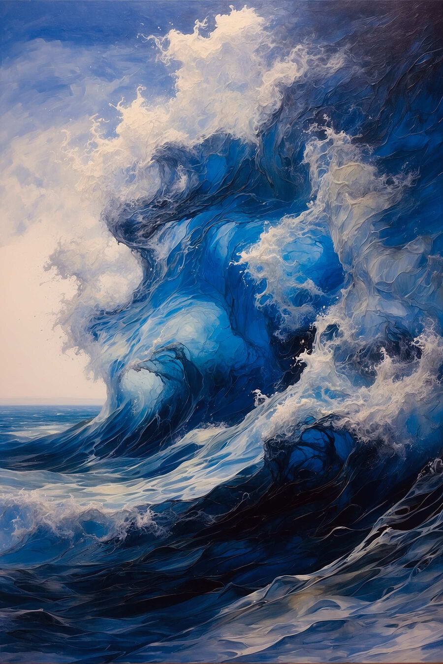 Große Welle im Ozean