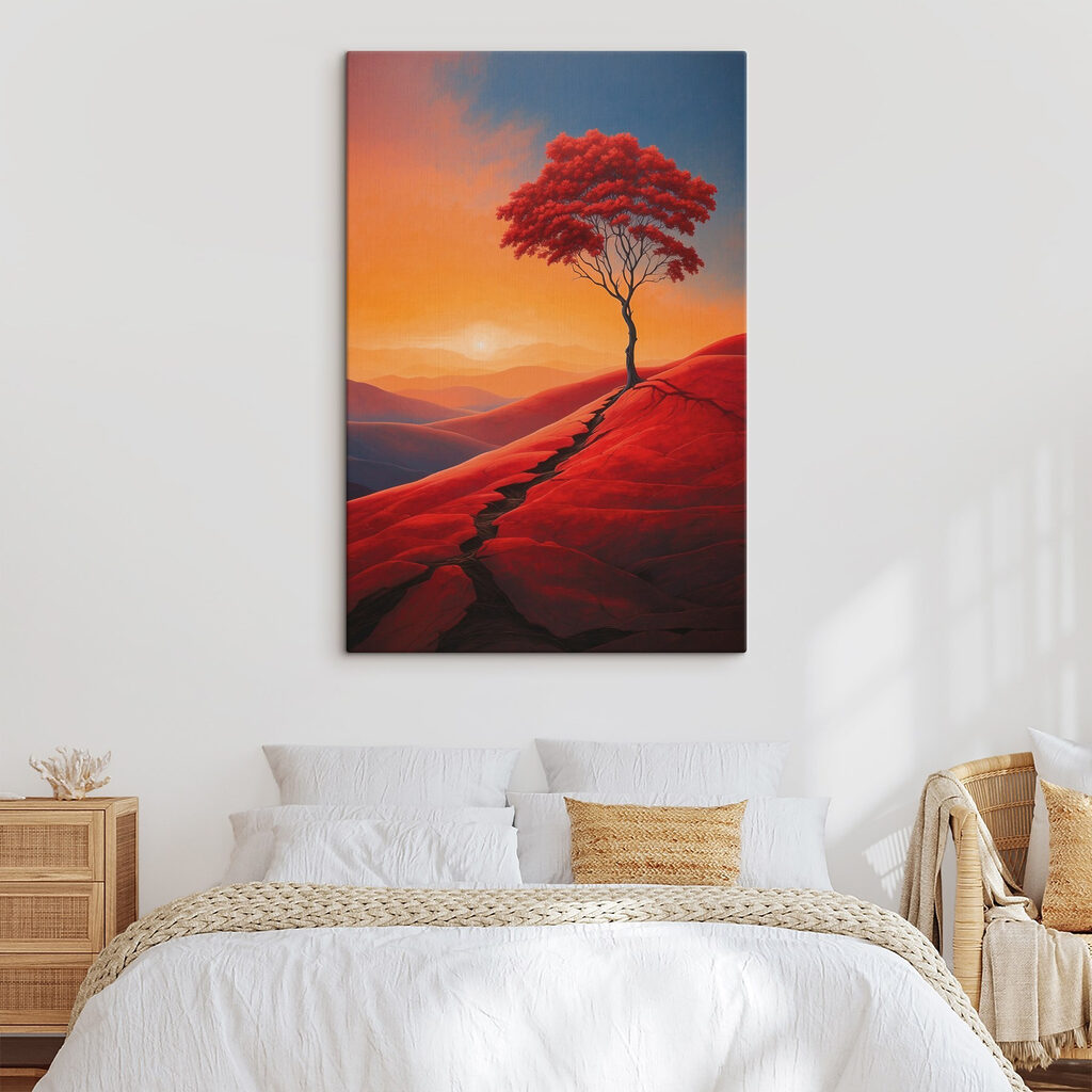 Tree on a hill