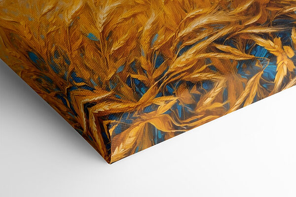 Painting of a field of wheat