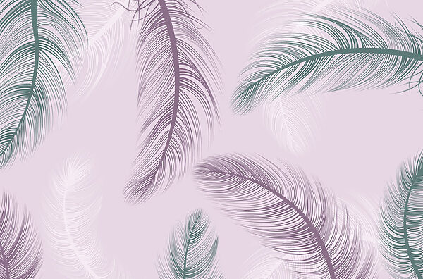 Delicate feathers dancing in the breeze