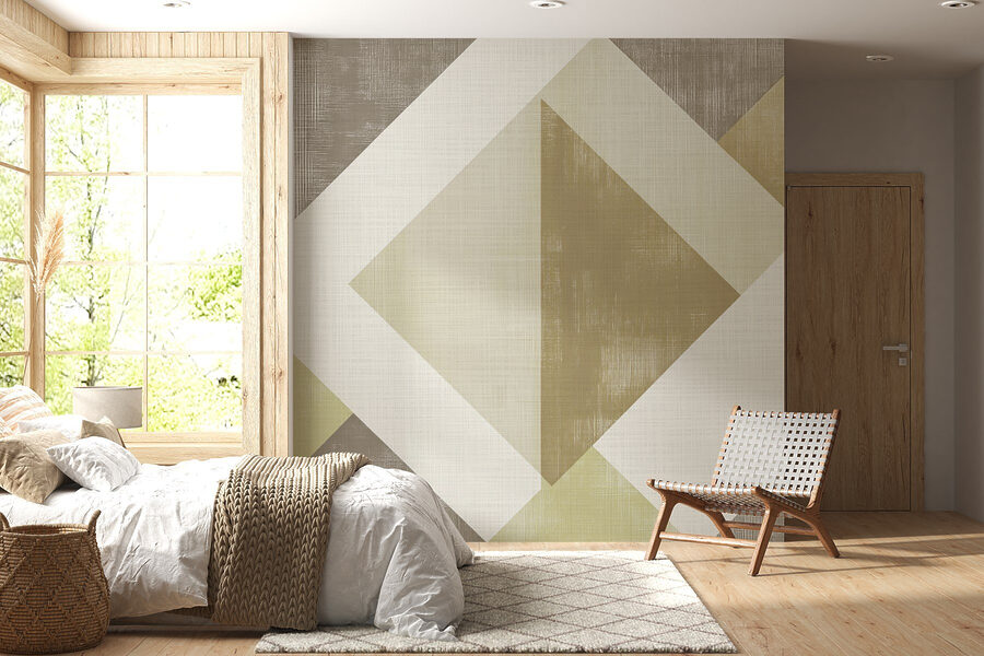 Fototapeten Abstrakte geometrische Formen und Texturen.