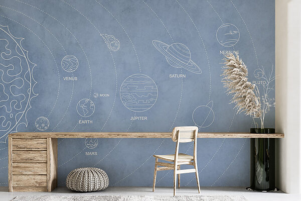 Diagram of planets and their names Diagram of planets and their names