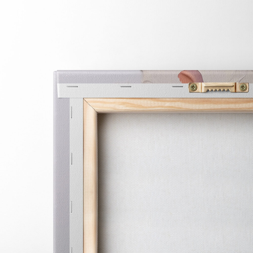 Painting of flowers on a white surface Painting of flowers on a white surface