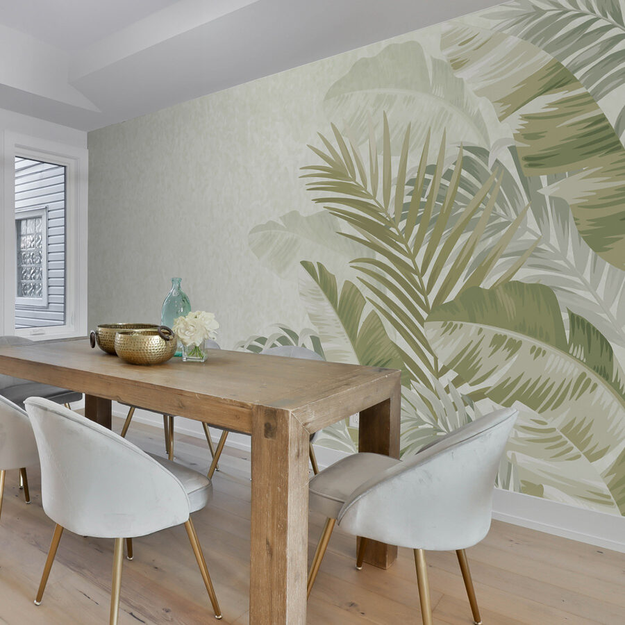 Ruhiges tropisches Laub-Hintergrunddesign Ruhiges tropisches Laub-Hintergrunddesign