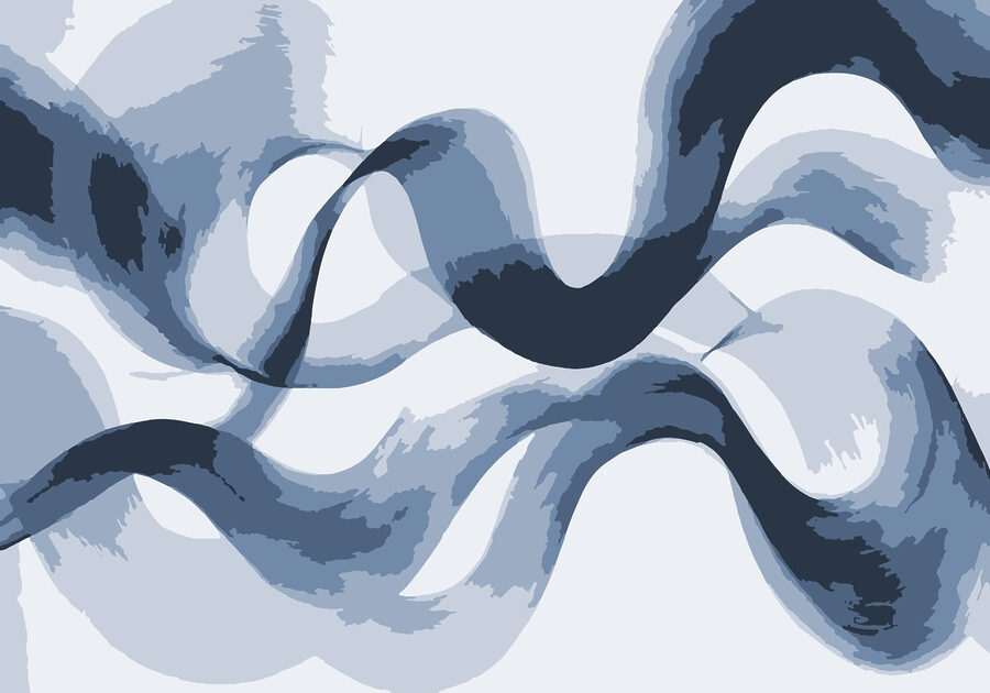 Blaue und weiße Wirbel Blaue und weiße Wirbel