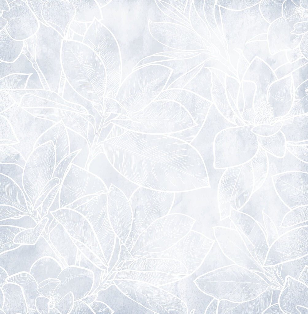 Weißes florales Muster auf weißem Hintergrund Weißes florales Muster auf weißem Hintergrund