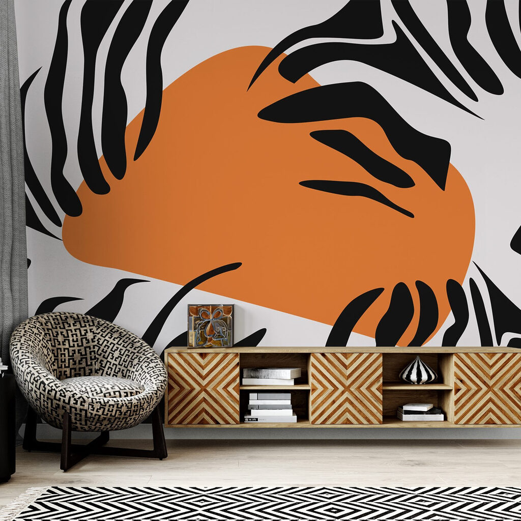 Bold patterns in vibrant contrast Bold patterns in vibrant contrast