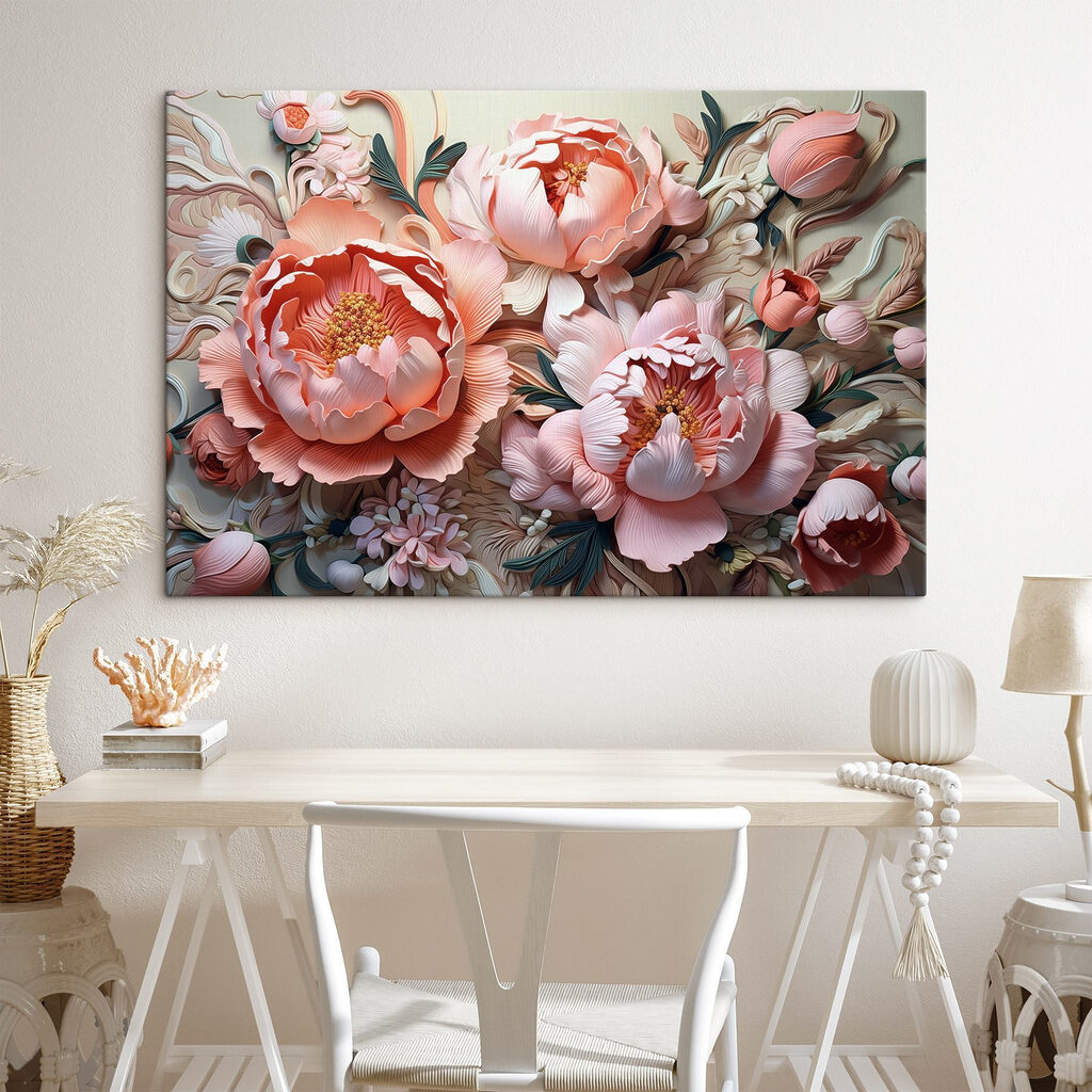 Floral elegance in soft hues Floral elegance in soft hues