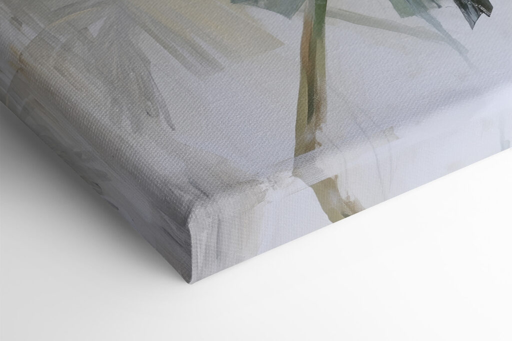 Painting of palm leaves Painting of palm leaves