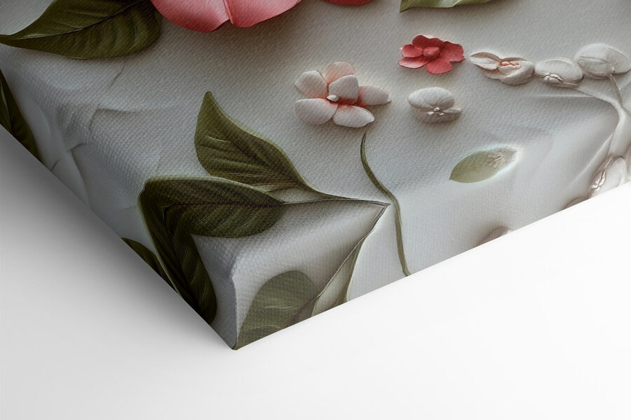 Lebendige Blumen in zartem Arrangement