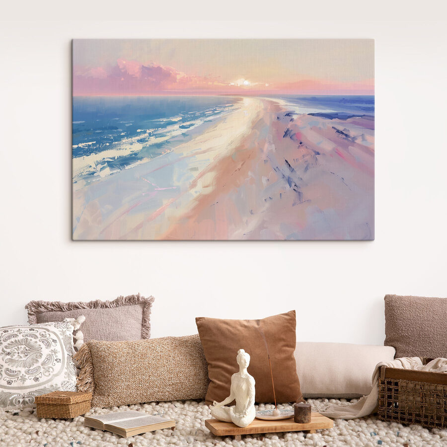 Strand mit Sonnenuntergang