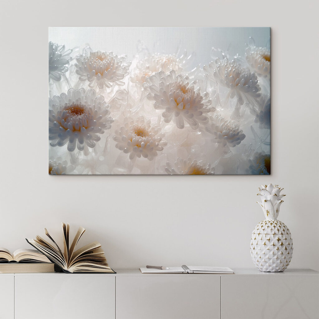 Group of white flowers