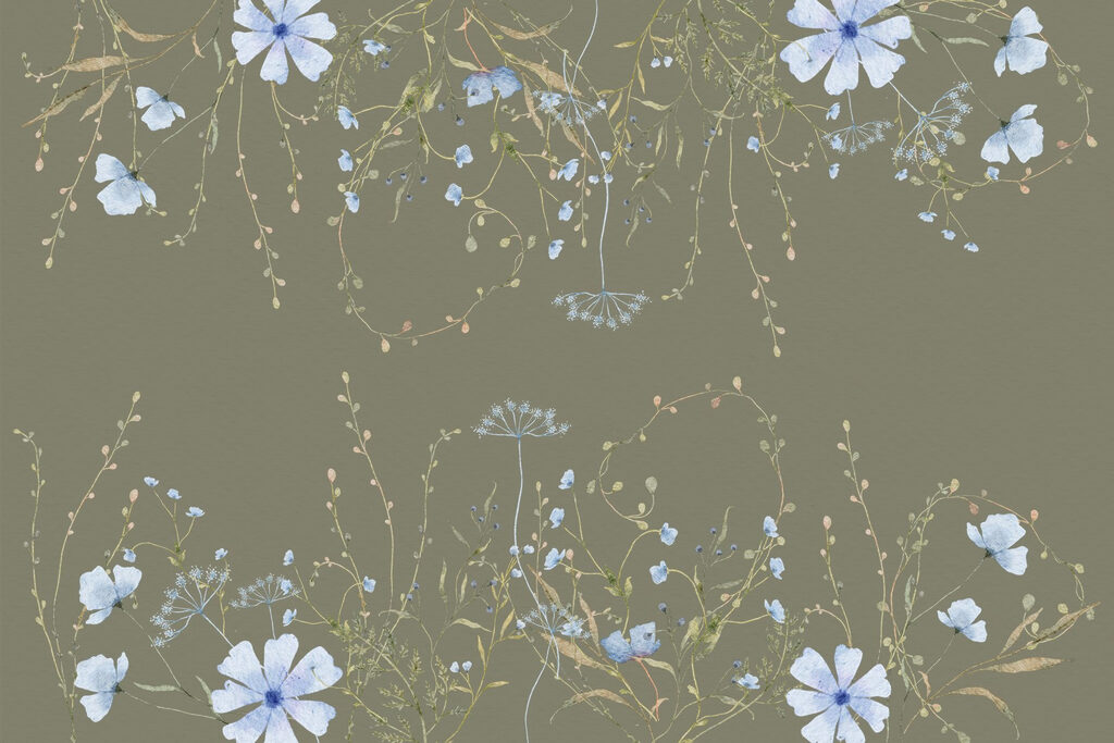 Muster von Blumen und Pflanzen Muster von Blumen und Pflanzen