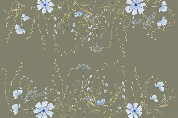 Muster von Blumen und Pflanzen Muster von Blumen und Pflanzen