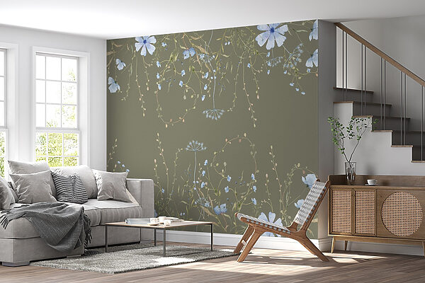Muster von Blumen und Pflanzen Muster von Blumen und Pflanzen
