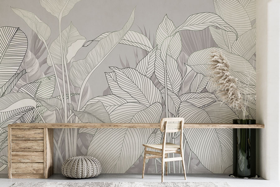 Elegante Linien der Natur’s Schönheit