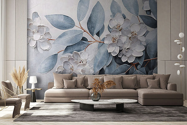 Malerei von Blumen und Blättern w08437pig13r 600x400 - Malerei von Blumen und Blättern