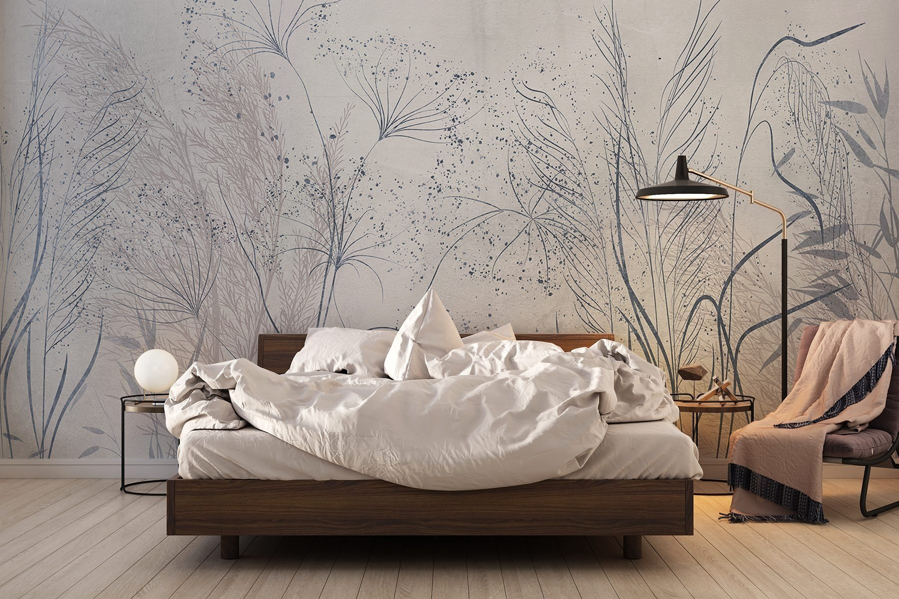 Delicate flora in soft tones