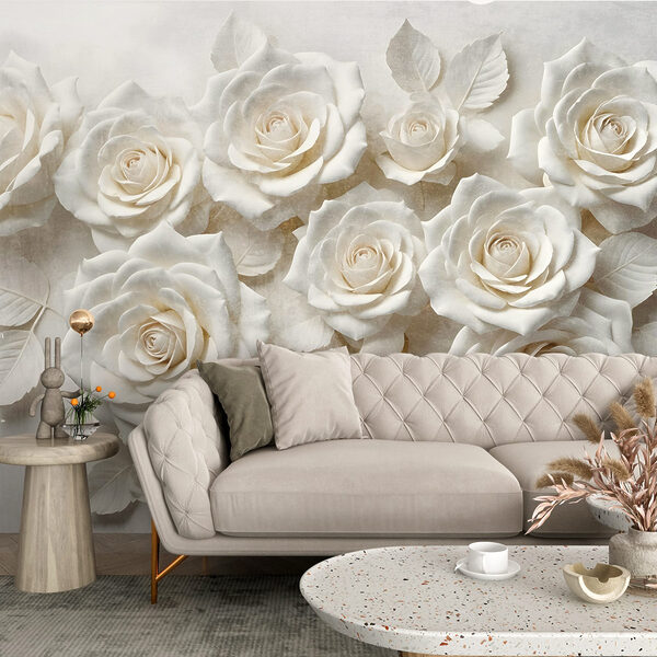 Gruppe von weißen Rosen Gruppe von weißen Rosen