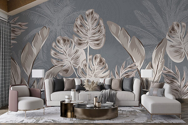 Elegant botanical design with soft hues