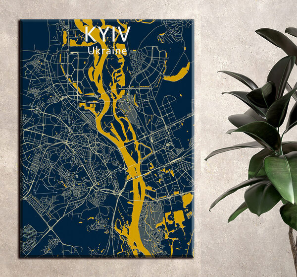 Karte einer Stadt Karte einer Stadt
