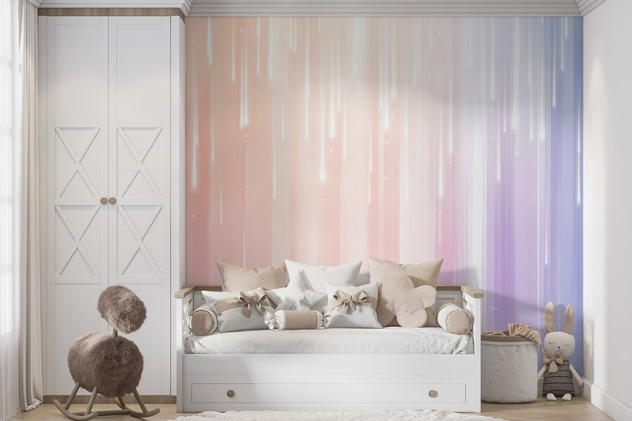 Unscharfes Bild eines Regenbogens aus Licht Unscharfes Bild eines Regenbogens aus Licht