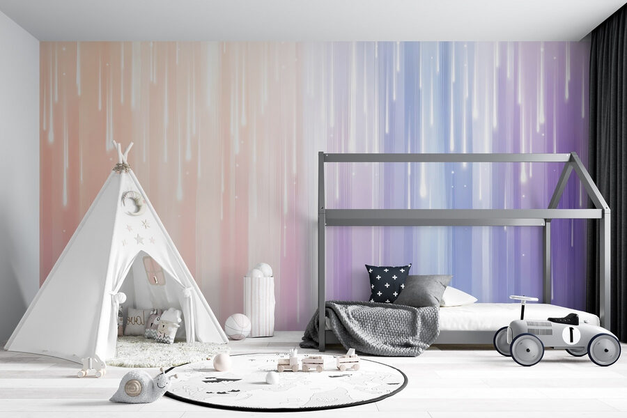 Unscharfes Bild eines Regenbogens aus Licht Unscharfes Bild eines Regenbogens aus Licht