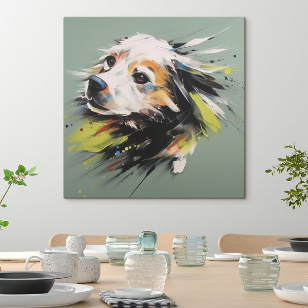 Gemälde eines Hundes Gemälde eines Hundes