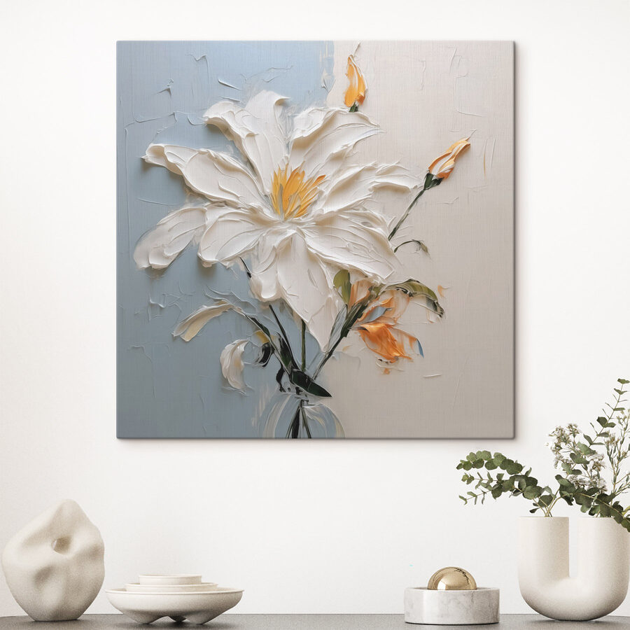 Gemälde einer Blume