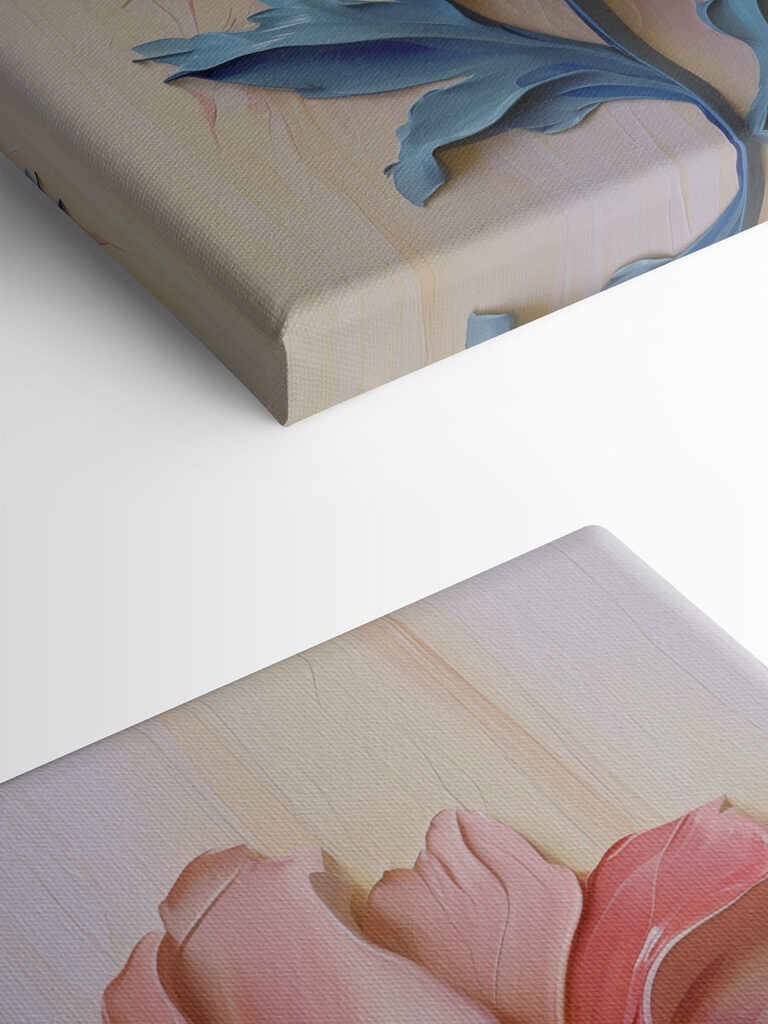 Pink flower with a yellow center Pink flower with a yellow center