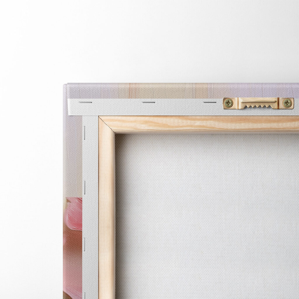 Pink flower with a yellow center Pink flower with a yellow center