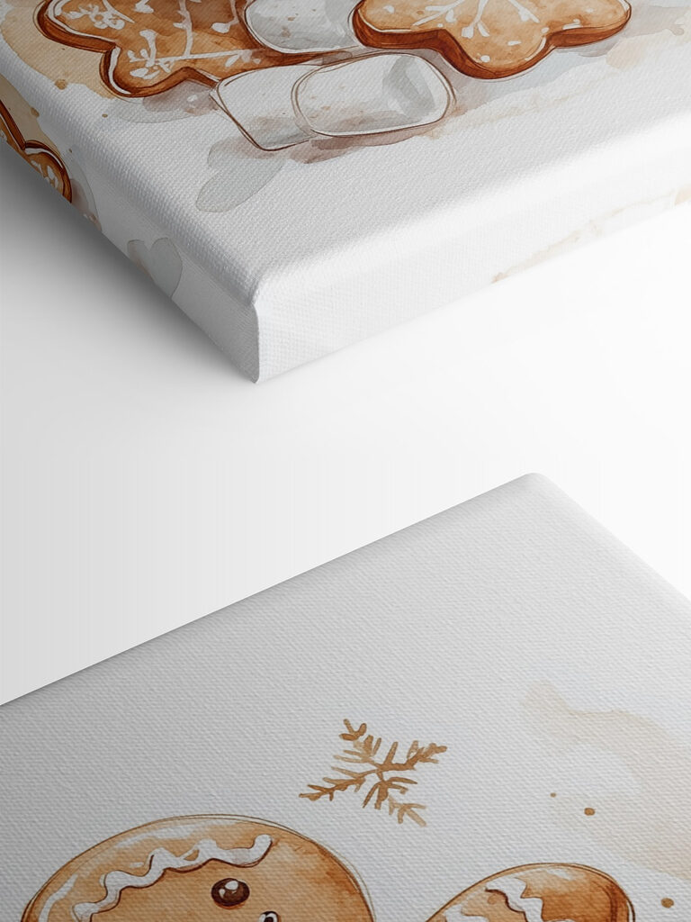 Gingerbread man in a mug of hot chocolate Gingerbread man in a mug of hot chocolate