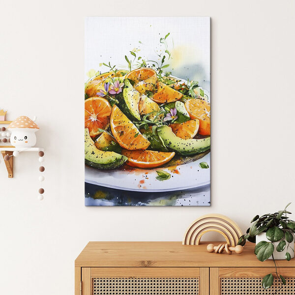 Teller mit Obst und Gemüse Teller mit Obst und Gemüse