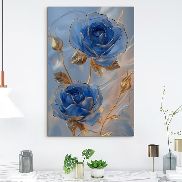 Zarte blaue Rosen in sanftem Licht Zarte blaue Rosen in sanftem Licht