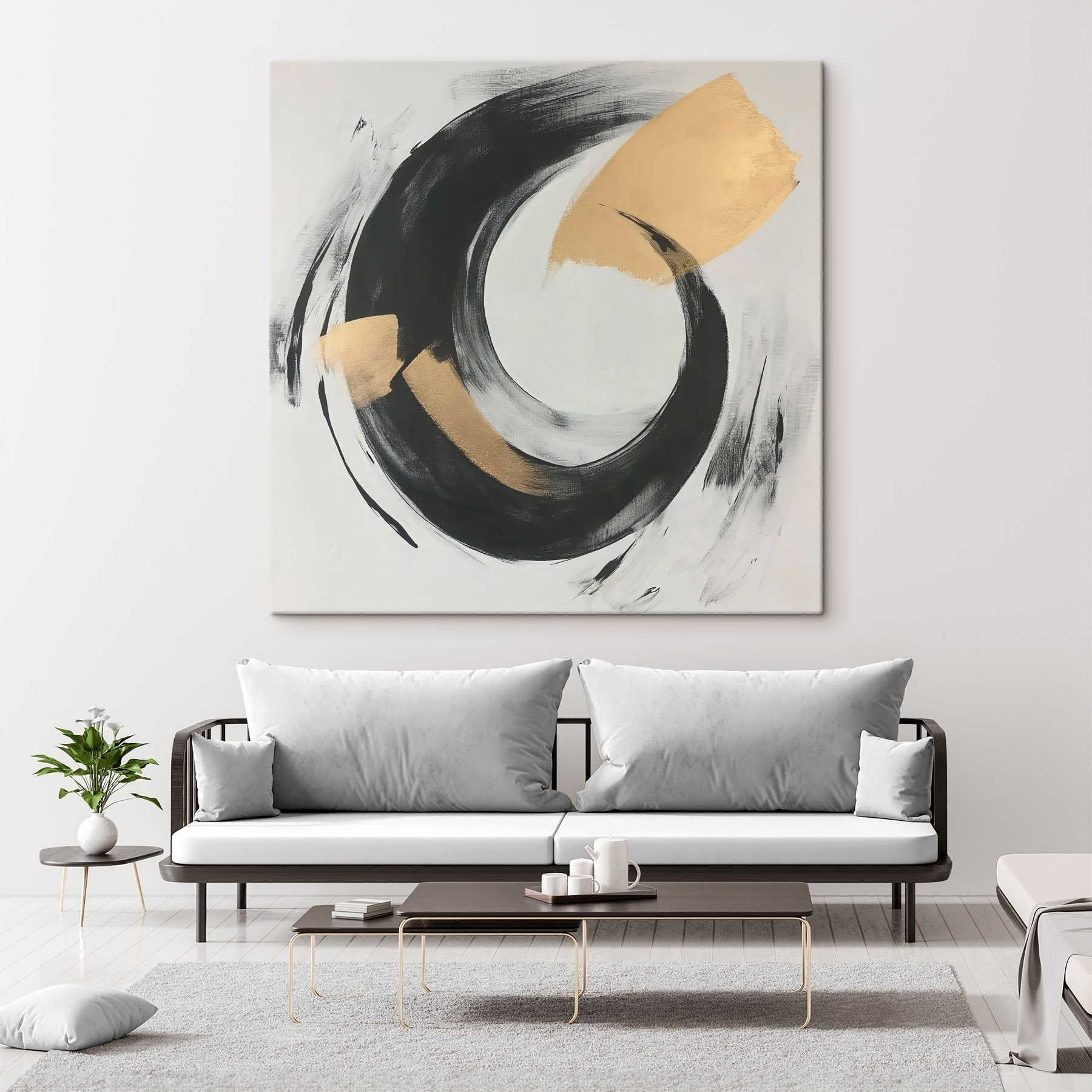 Dynamic interplay of black and white Dynamic interplay of black and white